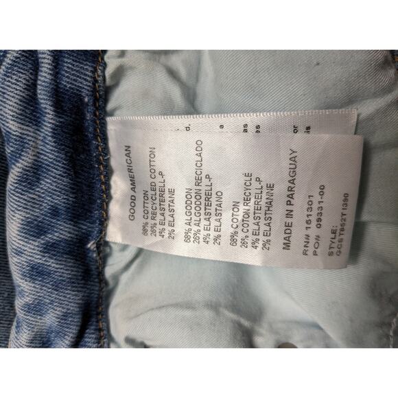 Good American Straight Leg Jeans Size 16 - Picture 4 of 5